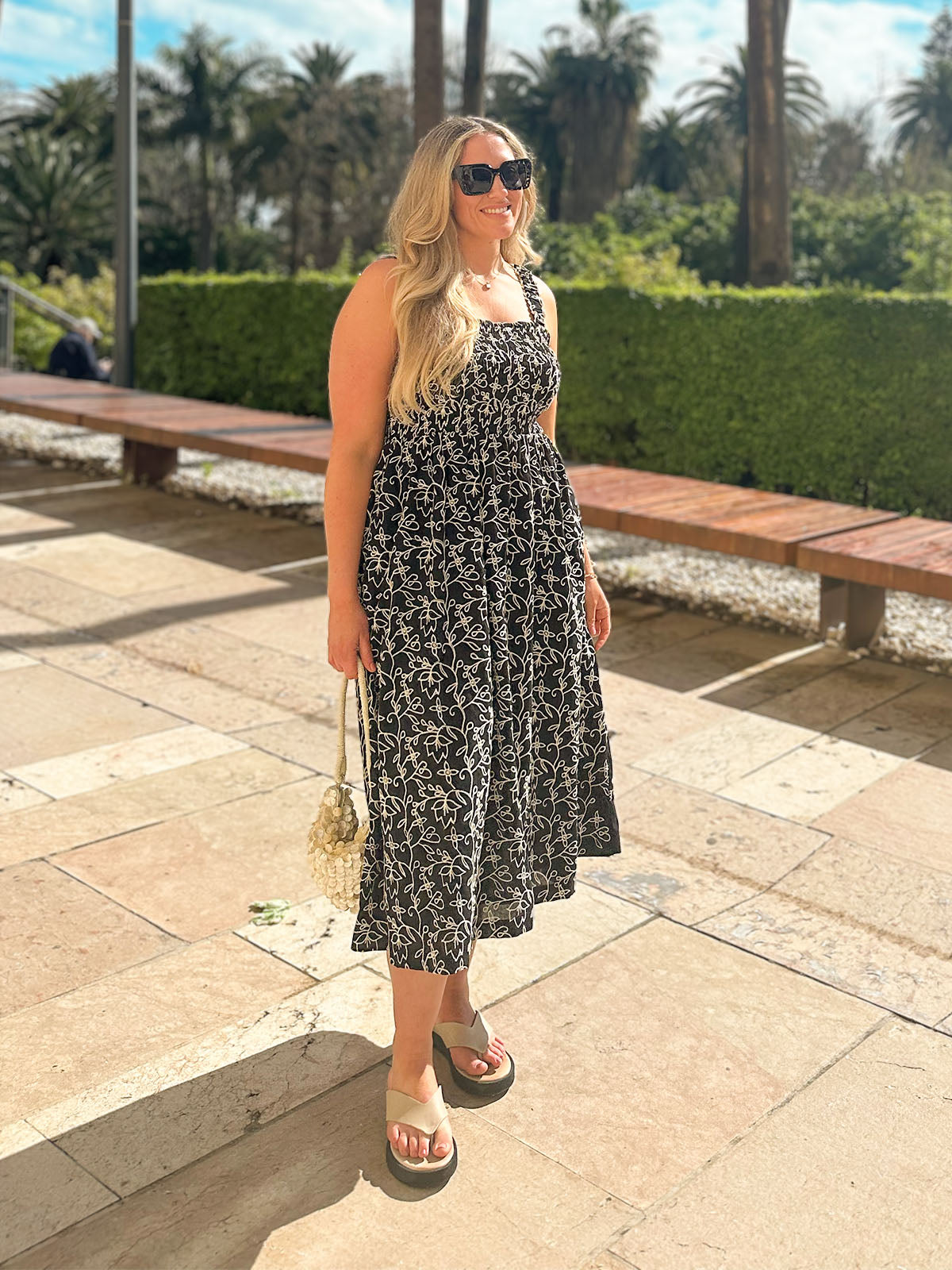 Fleur Embroidered Dress