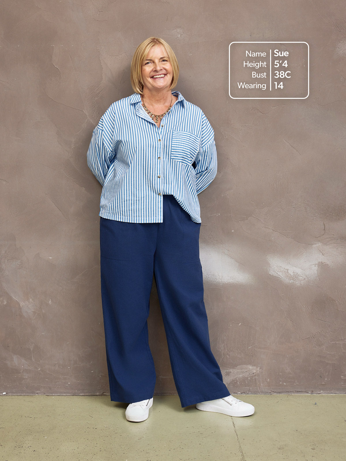 Isha Trouser - Navy