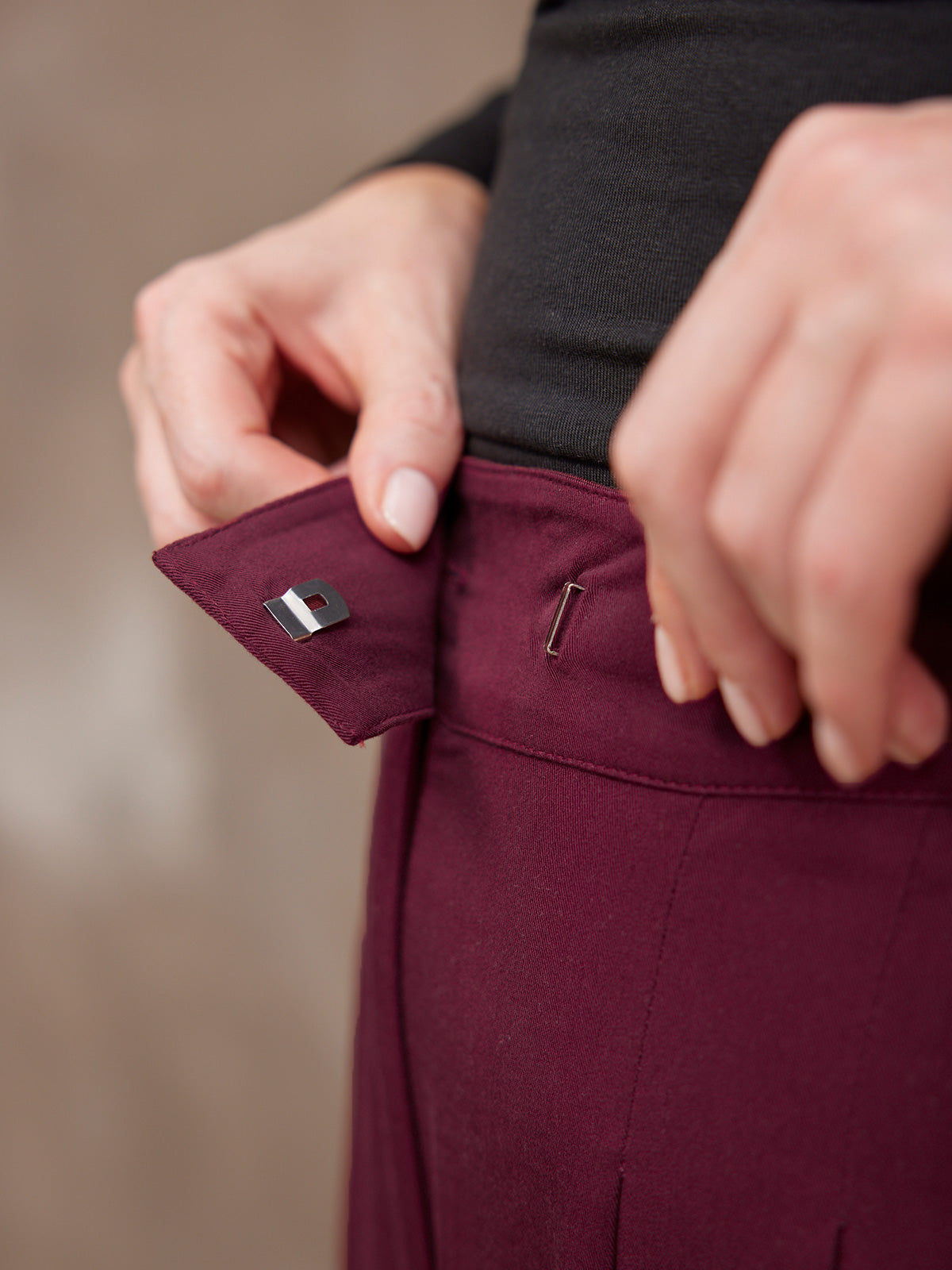 Lana Trouser - Burgundy