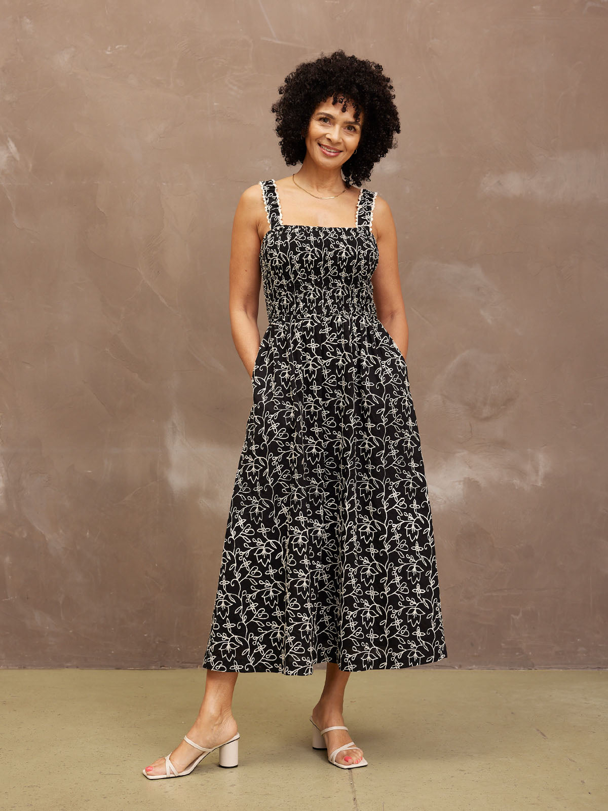 Fleur Embroidered Dress