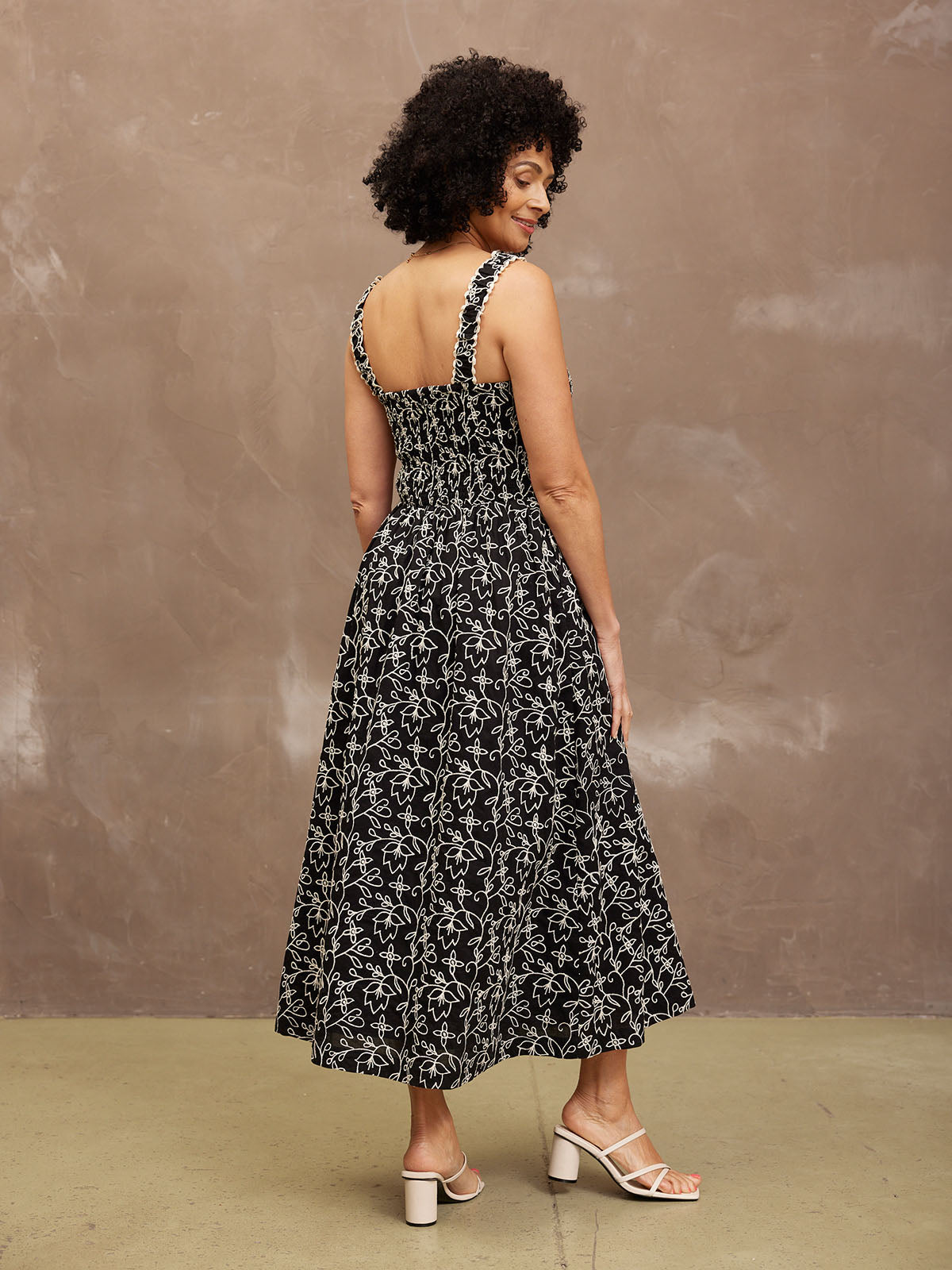 Fleur Embroidered Dress