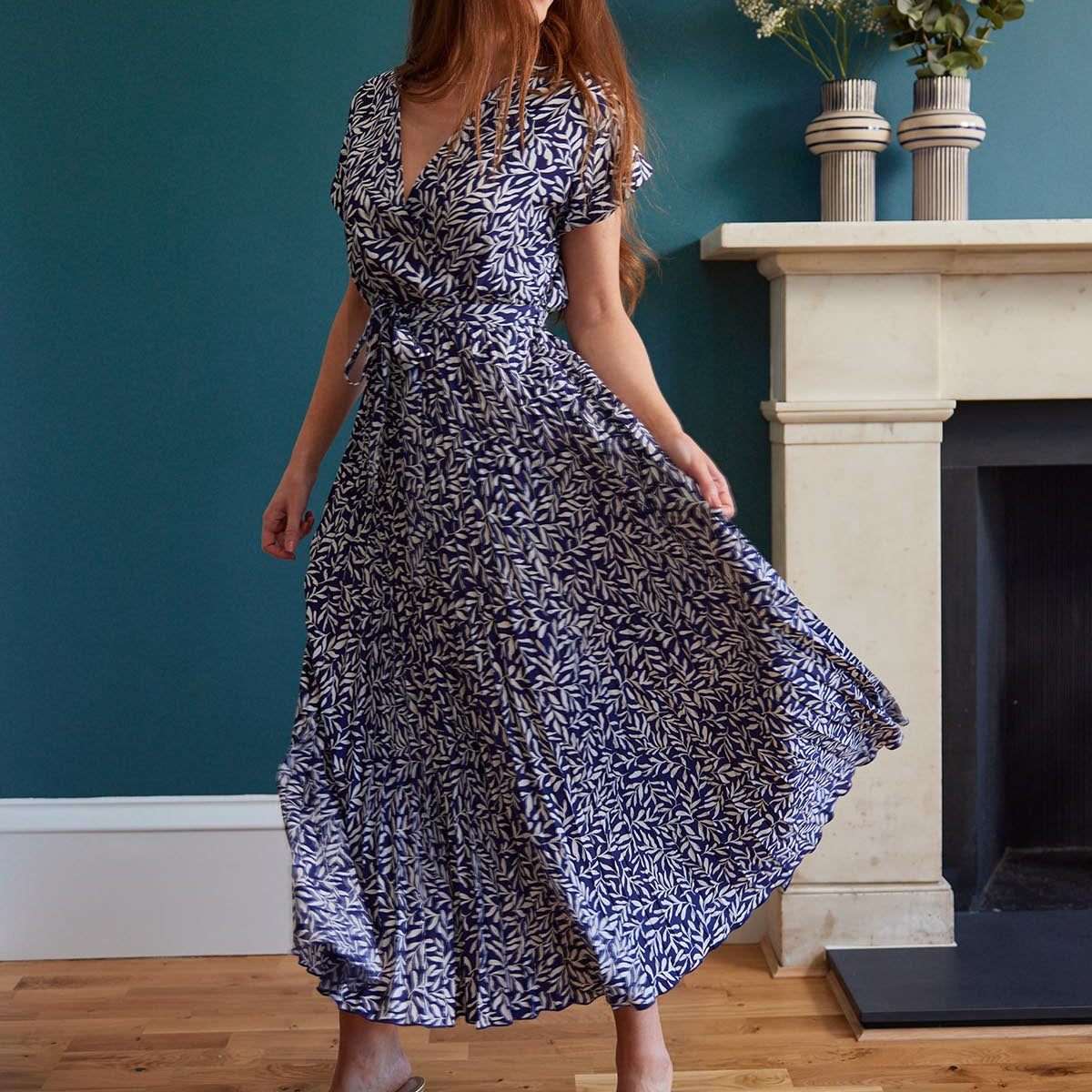 Niela Dress - Pleated Side Cut Dress main image 0