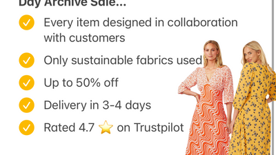 Sustainable Fashion Sale - Up to 50% Off 