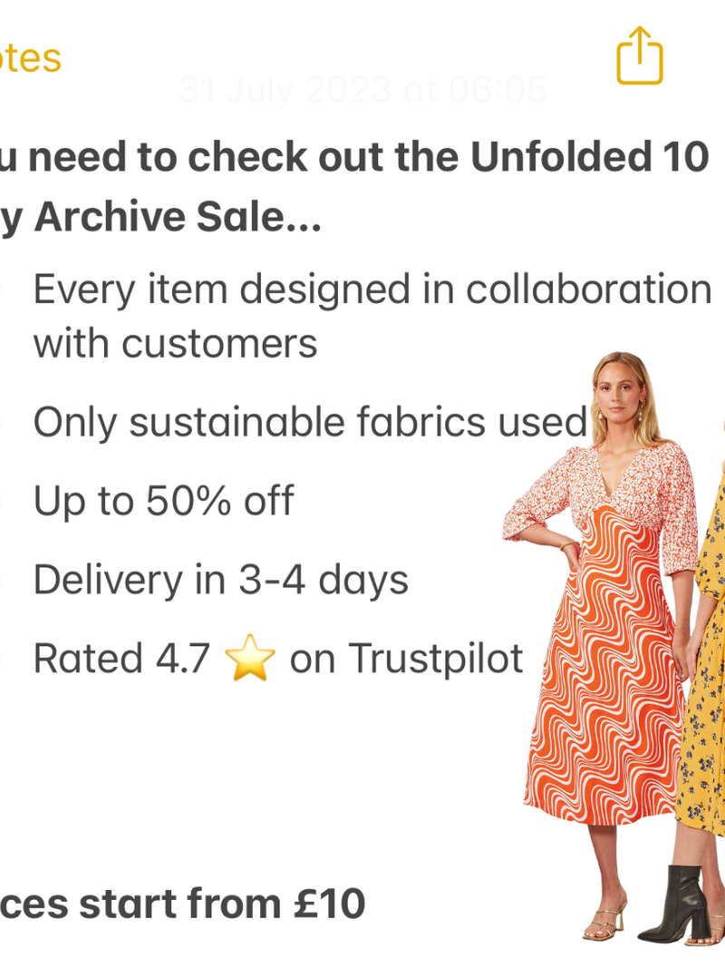Sustainable Fashion Sale - Up to 50% Off 