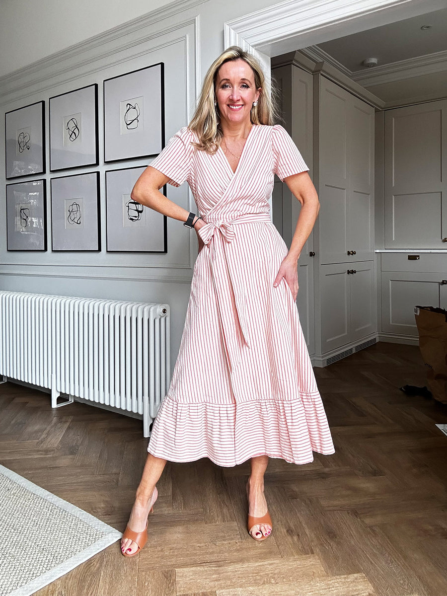 birthday wrap dress Heres our gift wrap dress guaranteed to wow your next special event! It can be ordered in a short or long version and is available in 50 colors with hand-placed Swarovski Crystals. Michelle was a