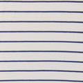 Wanda Long Sleeve Stripe Jersey Top - Off White & Navy
