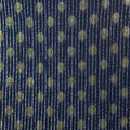 Tricia Wrap Lurex Dress - Navy, Silver & Gold