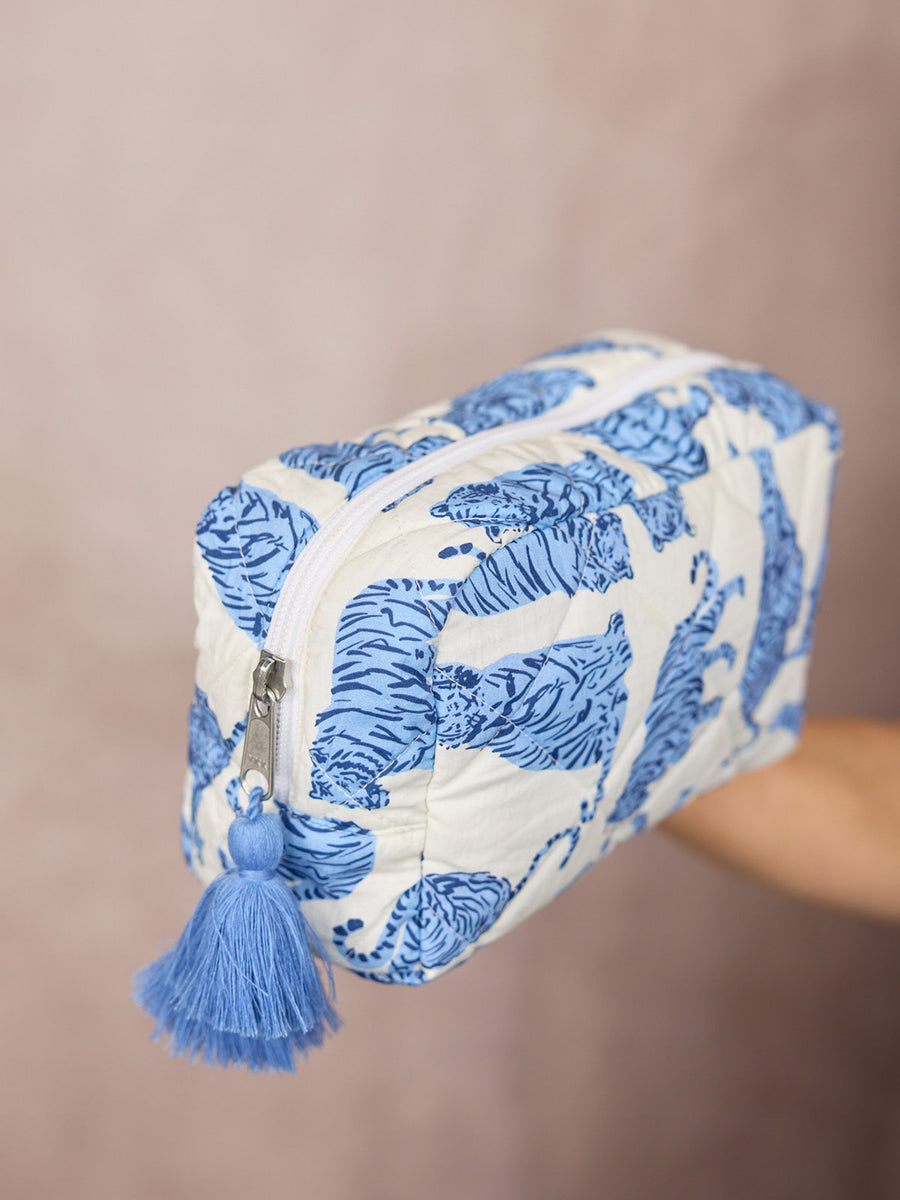 Mabel Washbag - Tiger Print