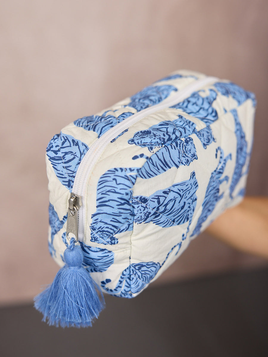 Mabel Washbag - Tiger Print