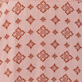 Marie Sleeveless Tiered Dress - Pink & Rust Print