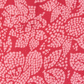 Yara Long Sleeve V-Neck Top - Red & Pink Abstract Floral Print