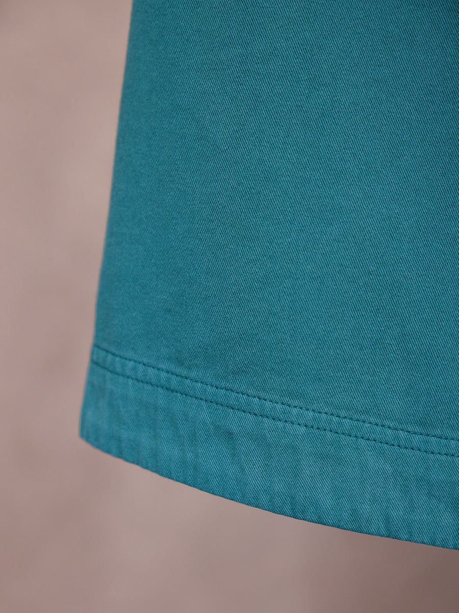 Daisie Denim Shirt Dress - Teal