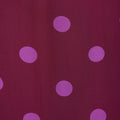 Connie Georgette Dress - Purple Spot Print