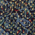 Sharmini Square Neck Paisley Print Lurex Dress - Multi & Gold