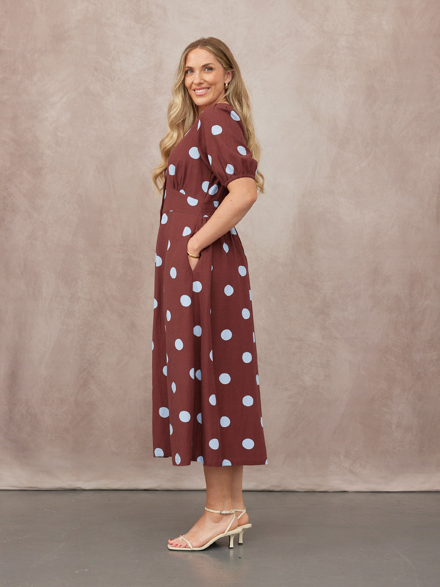 Rodica Puff Sleeve Dress