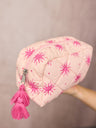 Mabel Washbag - Pink Star Print
