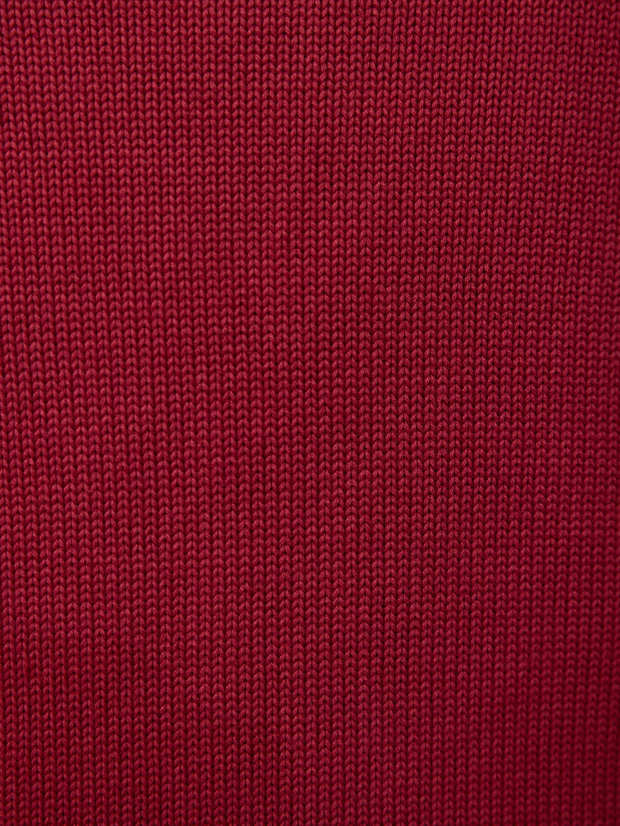 Ellie Zip-Through Knit - Red