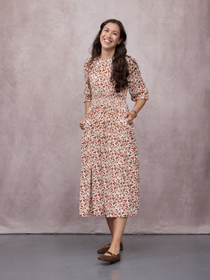 _0002s_0008_C25-Vera-Midi-Dress-Terracotta-&-Ecru-Floral-Print-CUSTOMER-03.jpg