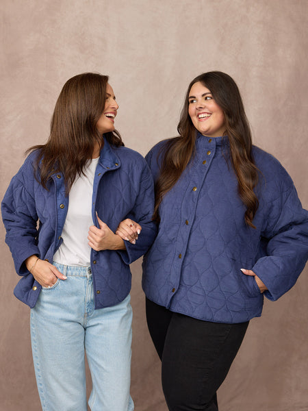 Sarah wears size M