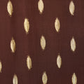 Minna Relaxed Lurex Dress - Chocolate & Gold