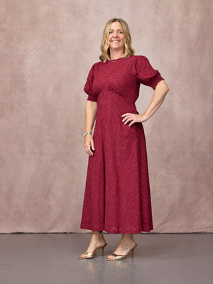_0003s_0002_C26-Rachel-Puff-Sleeve-Jacquard-Dress-Maroon-Red-CUSTOMER-04.jpg
