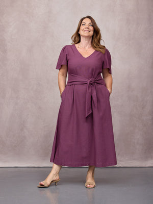 _0003s_0004_C25-Ruth-Angel-Sleeve-Tie-Waist-Dress-Plum-CUSTOMER-06.jpg