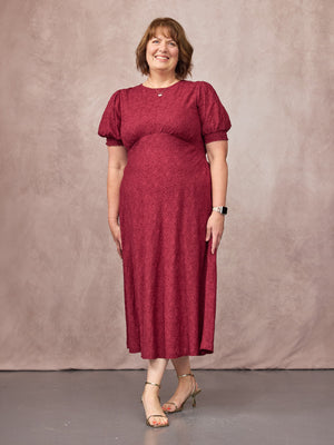 _0003s_0005_C26-Rachel-Puff-Sleeve-Jacquard-Dress-Maroon-Red-CUSTOMER-01.jpg