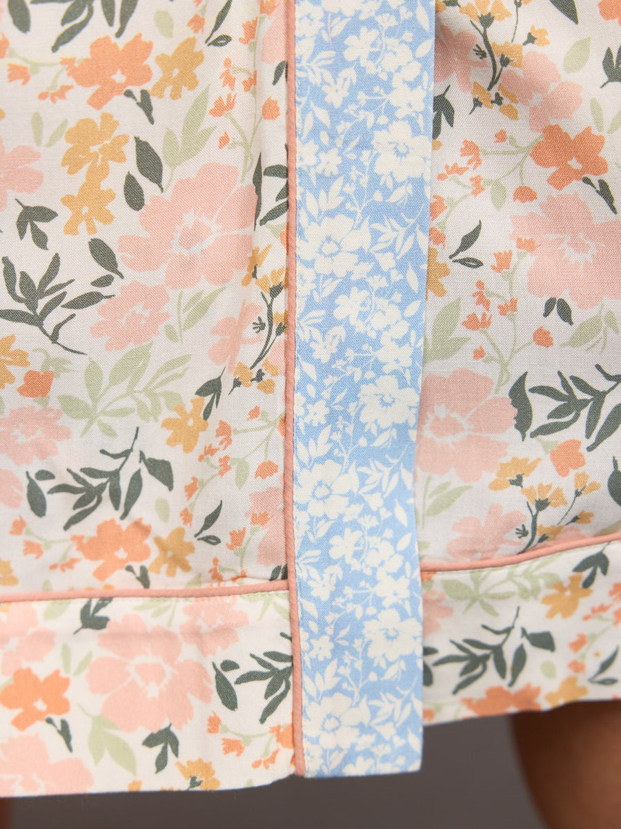 Peggy Long Sleeve Robe - Mixed Floral