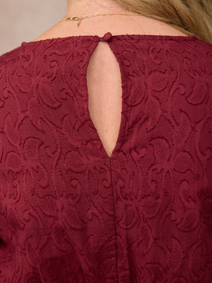 _0003s_0009_C26-Rachel-Puff-Sleeve-Jacquard-Dress-Maroon-Red-DETAIL-04.jpg