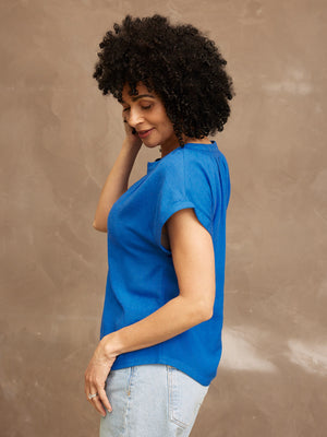 Lou Notch Neck Top