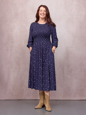 _0004s_0003_C27-Jenny-Shirred-Bodice-Dress-Navy-Ditsy-Star-Print-CUSTOMER-02.jpg