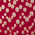 Maddie Long Sleeve Lurex Dress - Hot Pink & Gold