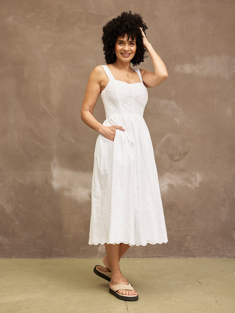 Eloise Broderie Sun Dress