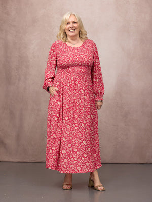 _0005s_0000_C27-Jenny-Shirred-Bodice-Dress-Pink-Botanical-Print-CUSTOMER-05.jpg