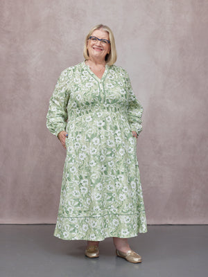 _0005s_0015_C24-May-Long-Sleeve-Shirred-Neckline-Dress-Green-and-White-Watercolour-Floral-Print-CUSTOMER-01.jpg