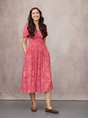 _0006s_0006_C25-Maddie-Short-Angel-Sleeve-Dress-Pink-&-Red-Abstract-Flower-Print-CUSTOMER-04.jpg