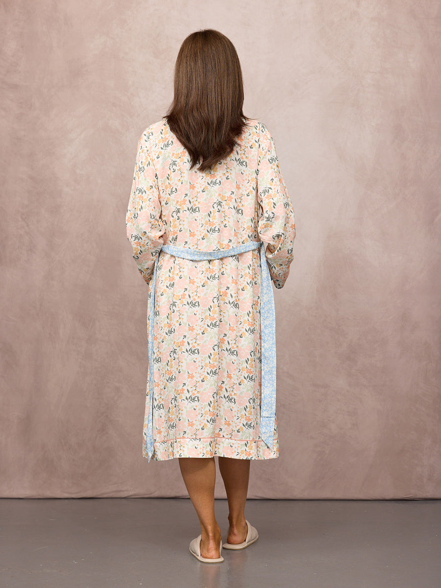 Short Pyjamas & Robe Bundle - Mya & Peggy - Mixed Floral