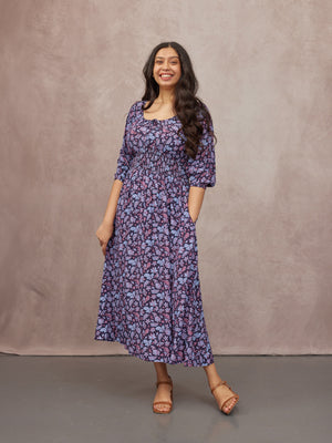 _0006s_0016_C24-Marisol-Scoop-Neck-Tie-Waist-Shirred-Dress-Navy-Floral-CUSTOMER-01.jpg