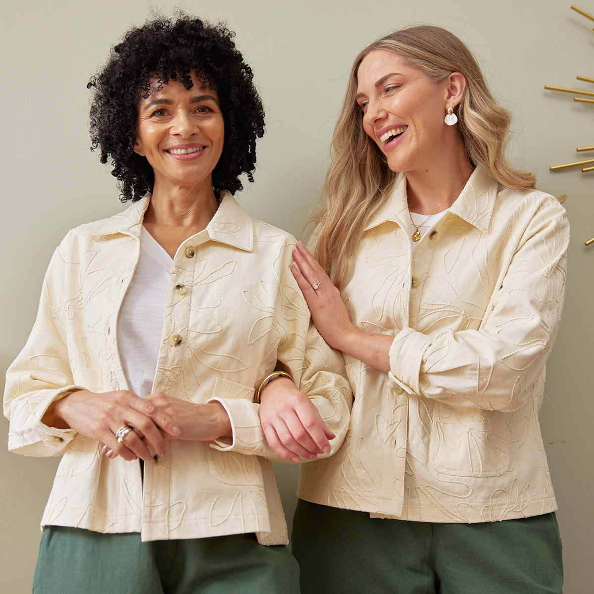 Lizzie Embroidered Summer Jacket - Cream – This is Unfolded