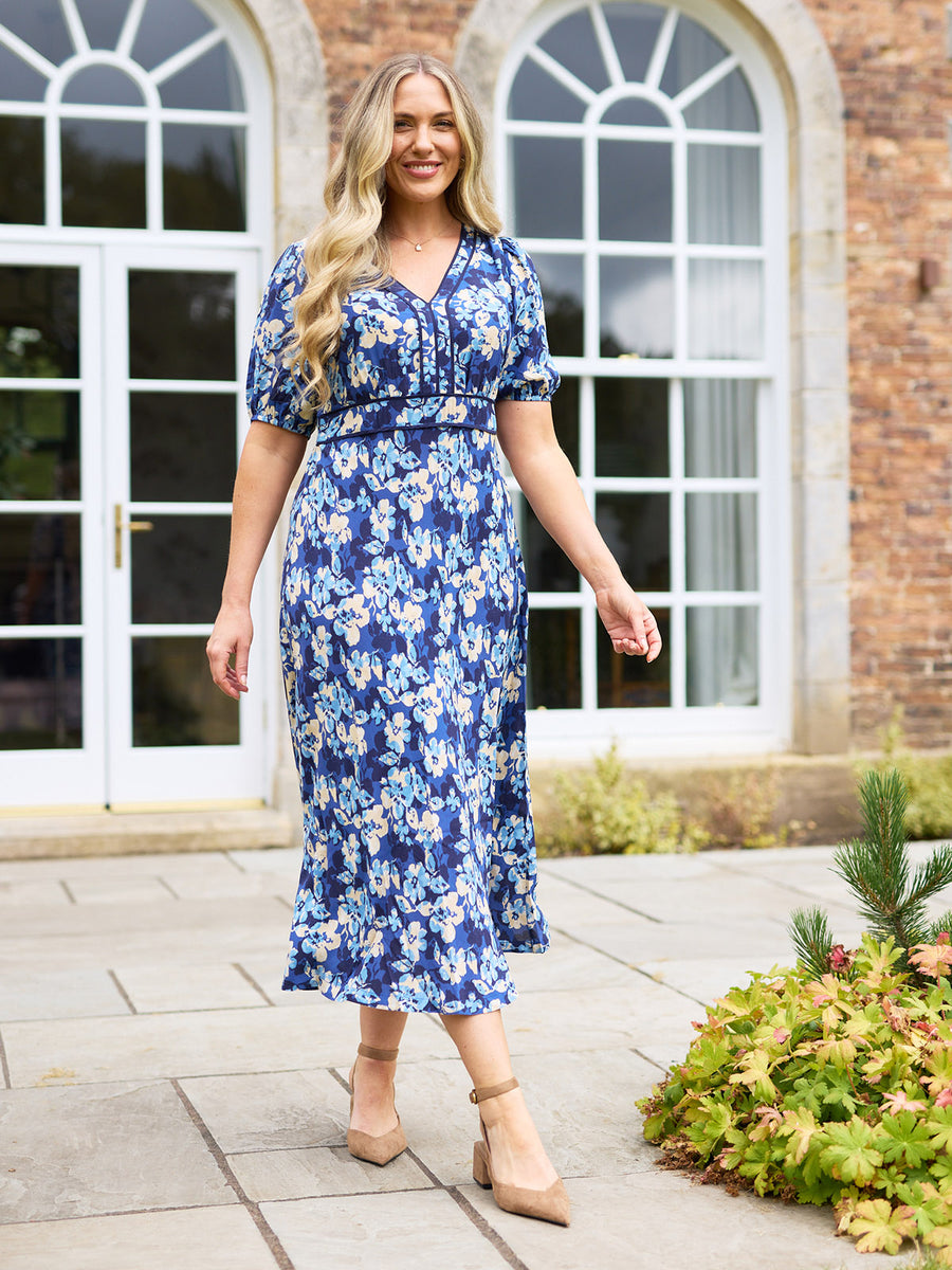 Linny Contrast Trim Dress