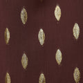 Shelly V-Neck Lurex Jumpsuit - Chocolate & Gold