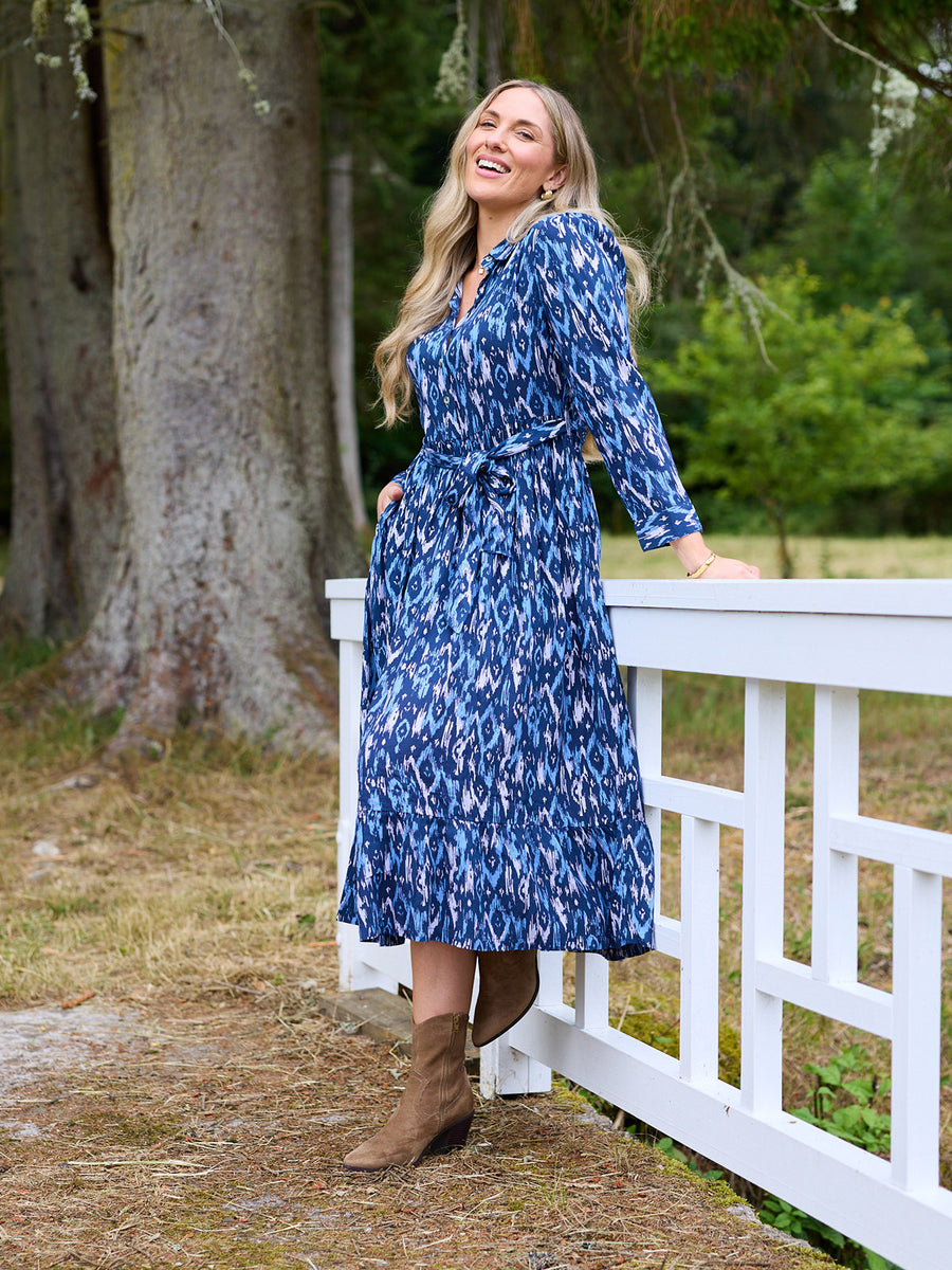 shirt dress patterned Green Floral Print Cotton Mar Y Sol Boutique chest 34 The Best Shirtdresses to Wear