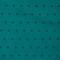 Luisa Swiss Dot Cotton Trim Detail Dress - Teal