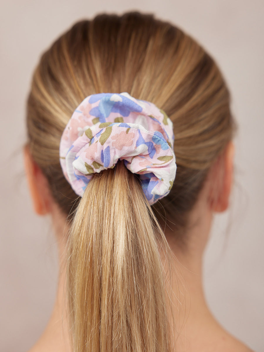 India - Hair Scrunchie - Floral Print