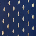 Helena Angel Sleeve Lurex Dress - Navy & Gold