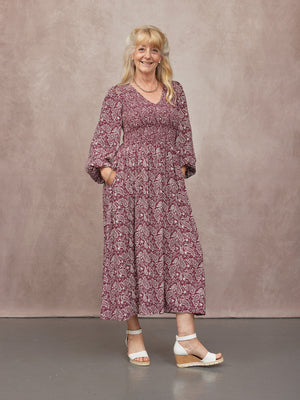 _0016s_0015_C24-Gillian-Shirred-Bodice-Dress-Maroon-Paisley-Print-CUSTOMER-01.jpg