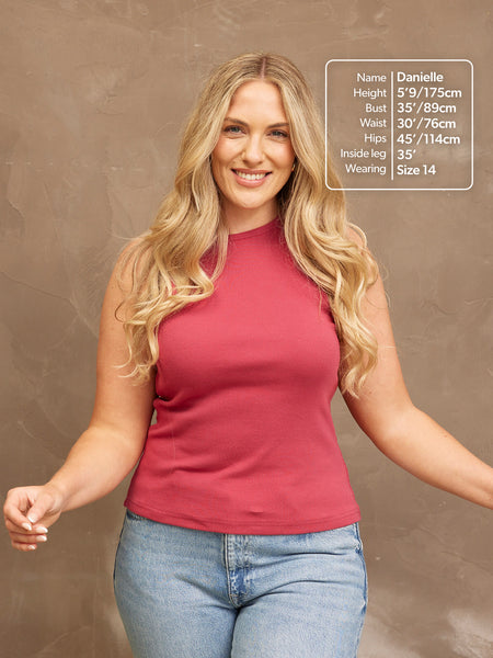 Abbey - Vest - Pink
