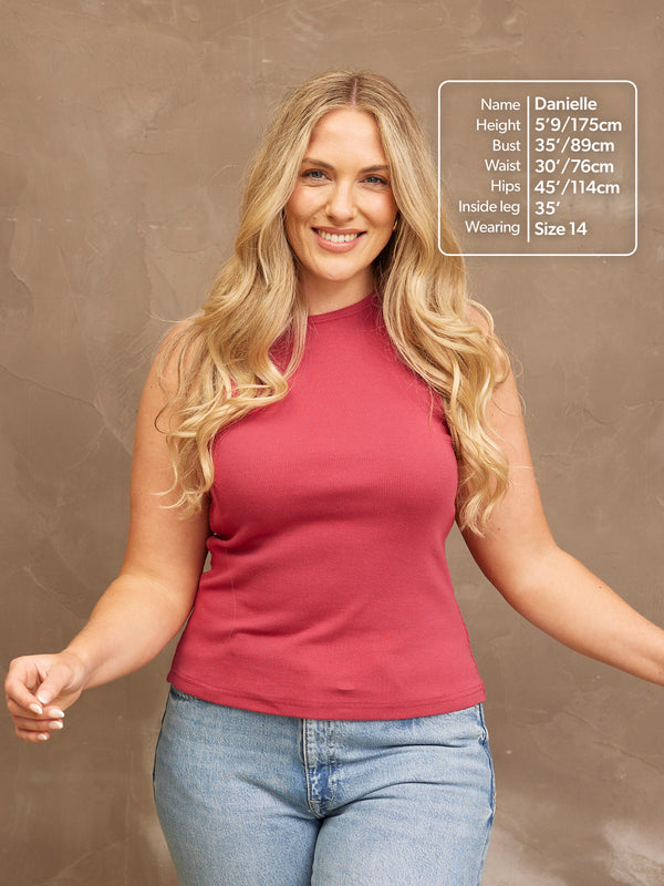 Abbey - Vest - Pink