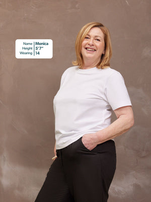 Adele Relaxed Tee - White