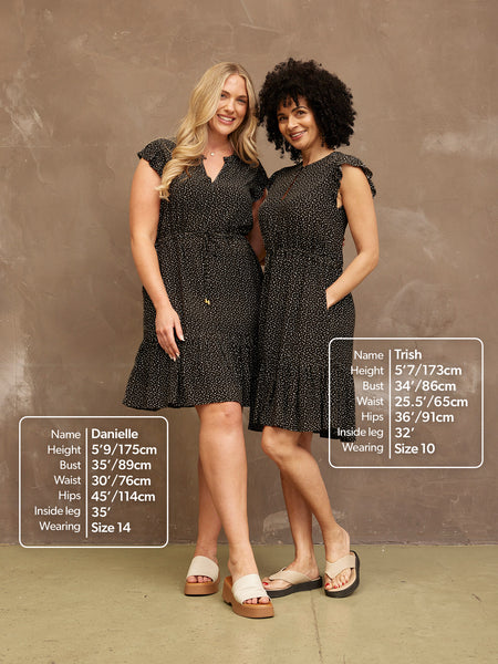Aimee Spot Dress